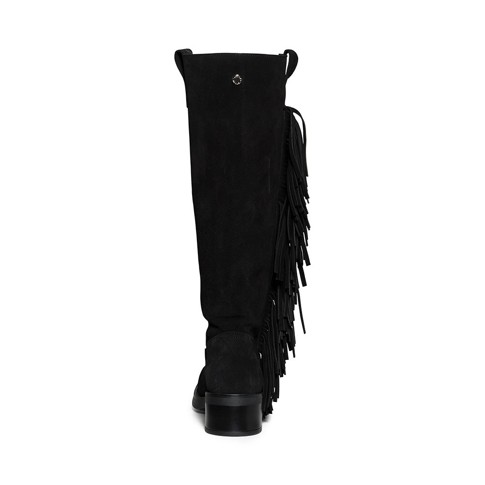 Banner-F Boot BLACK SUEDE