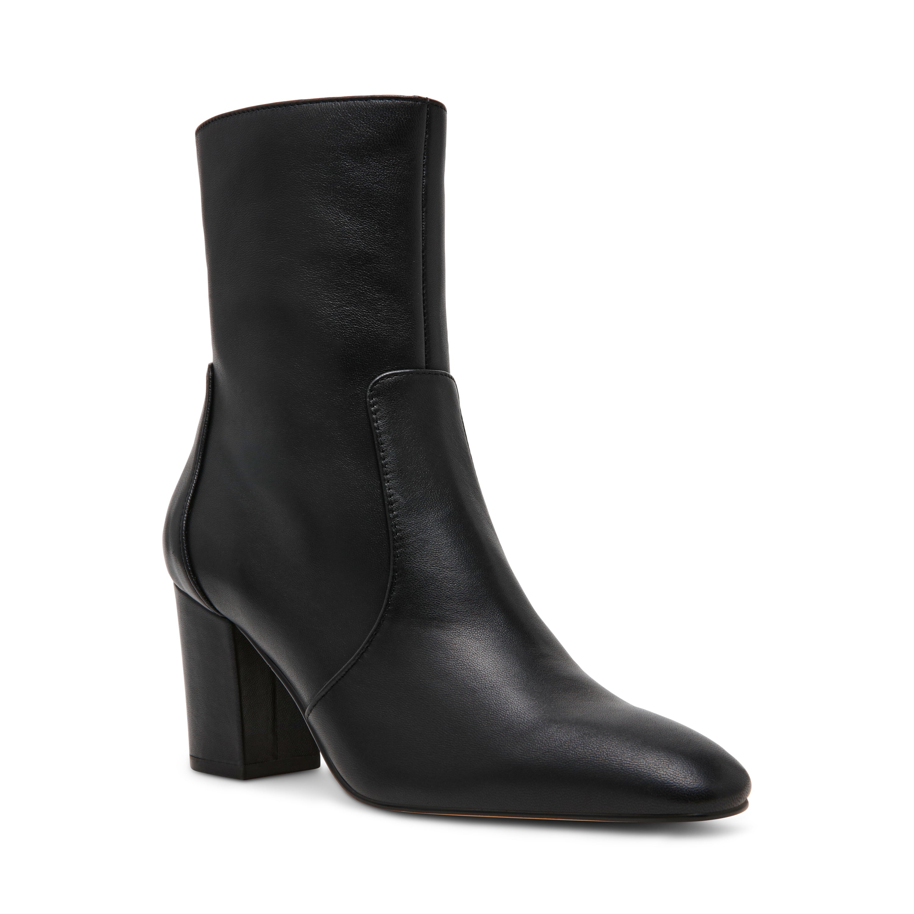 Crossbar Bootie BLACK LEAT