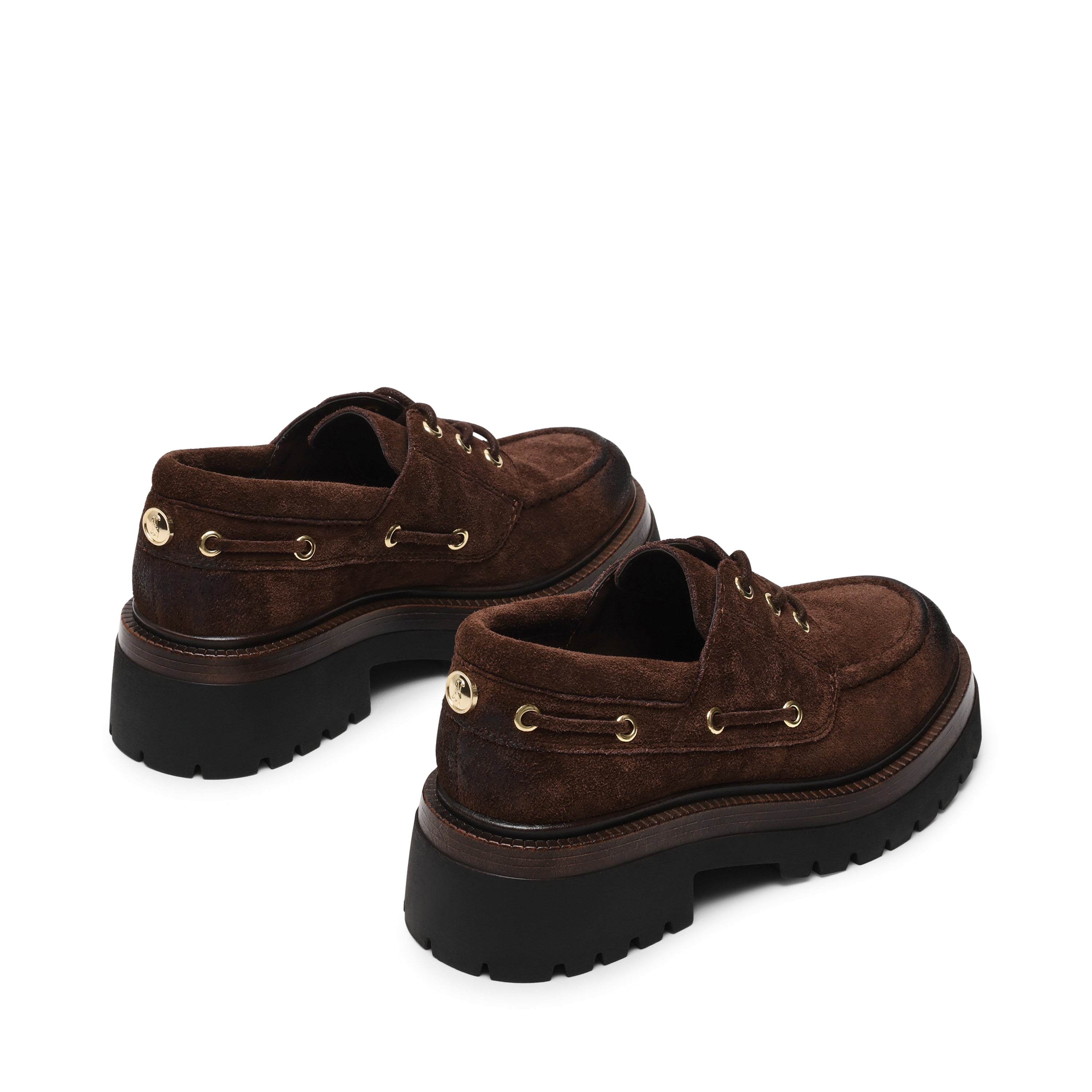Detroit Flat Shoe BROWN SUED