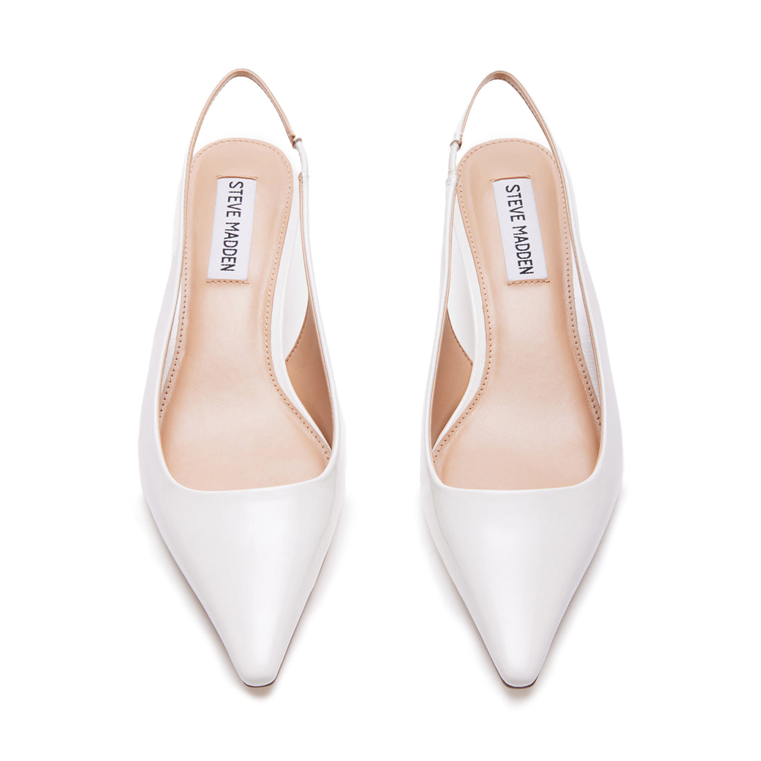 Kari Pump WHITE PATENT