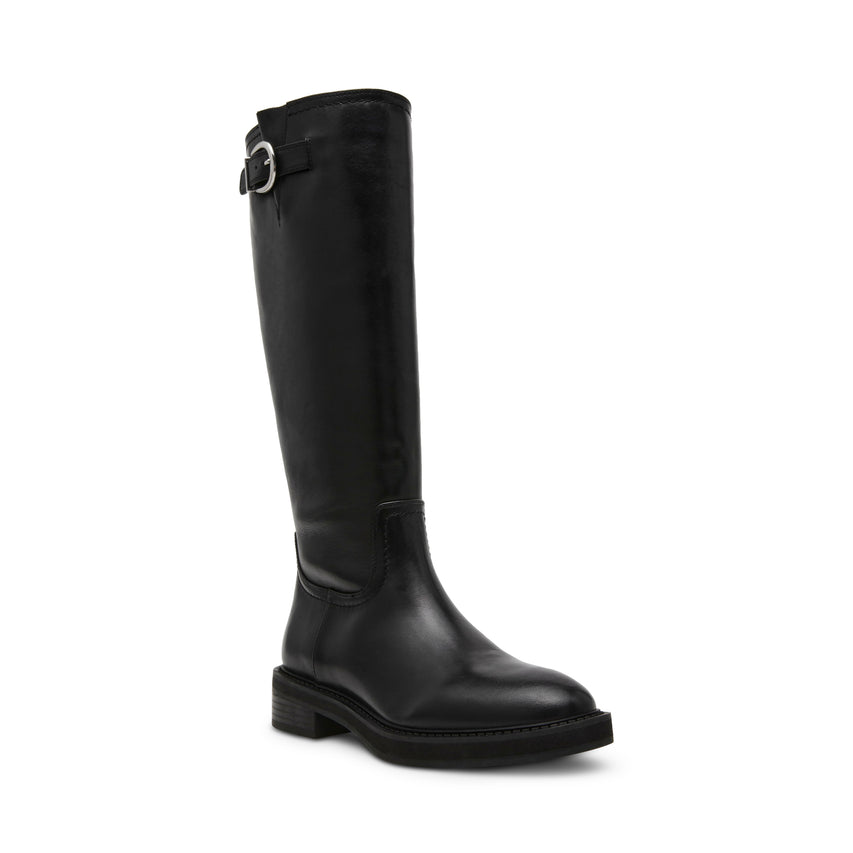 La Rue Boot BLACK LEAT