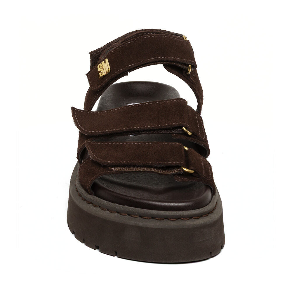 Glorias Sandal CHOCOLATE BROWN SUEDE - view 3
