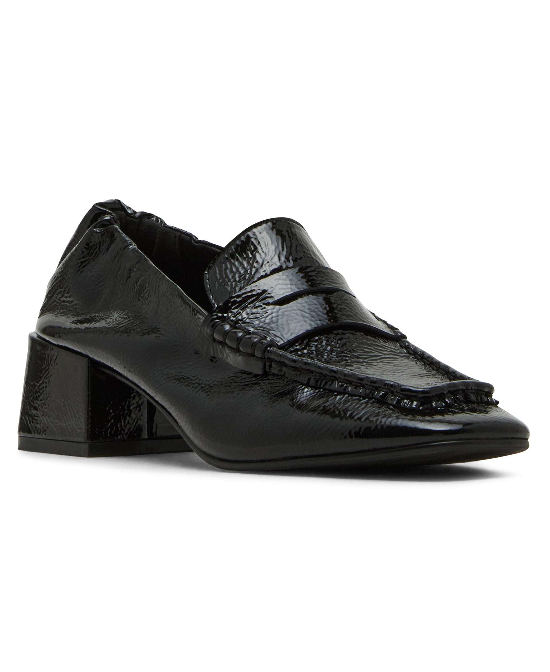 Estee Pump BLK CRINKLE PATENT - view 2