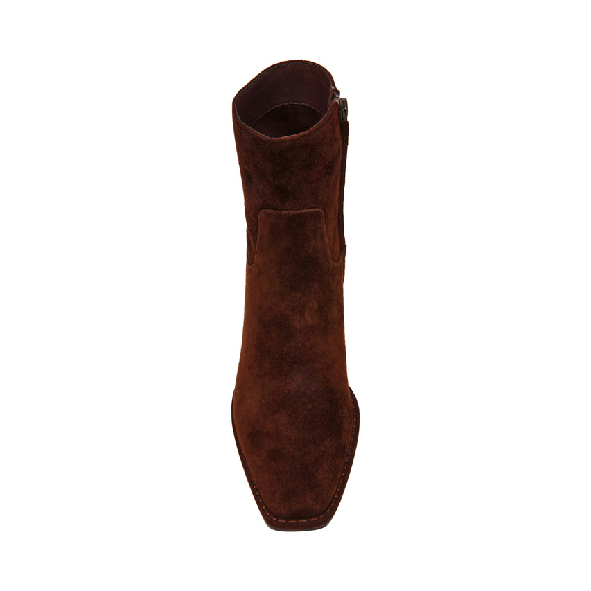 Define Bootie BROWN SUEDE - view 7