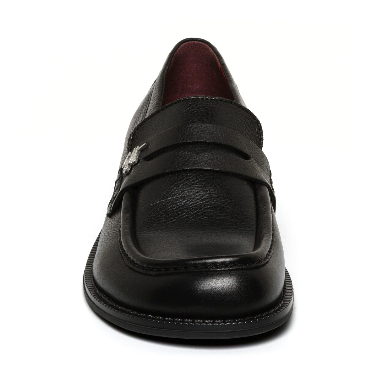 Iggy Flat Shoe BLACK/BURGUNDY - view 3