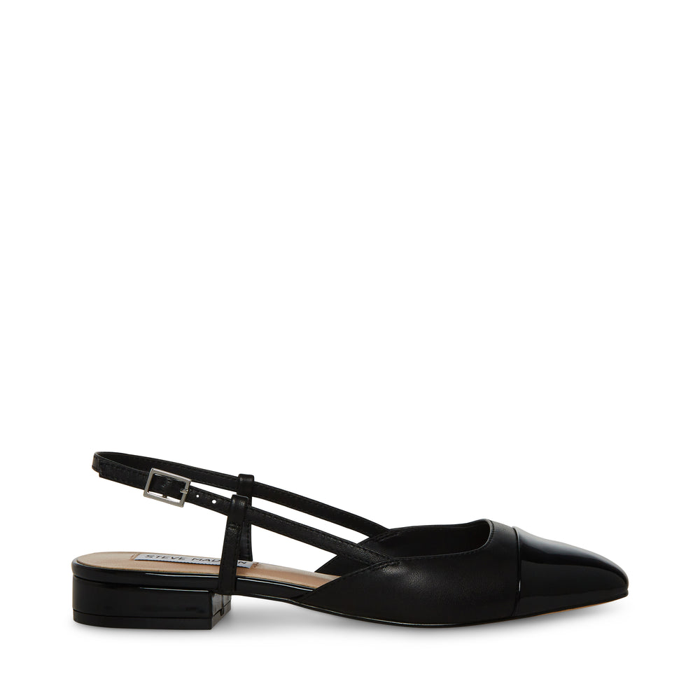 Steve Madden BELINDA BLACK LEATHER Calzado Bailarinas y mules