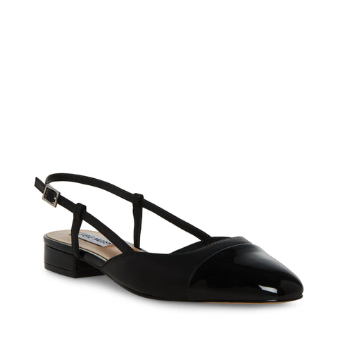 Steve Madden BELINDA BLACK LEATHER Calzado Bailarinas y mules