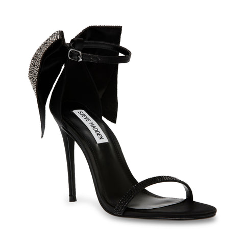 Steve Madden BELLAROSA BLACK SATIN Calzado Calzado - Sandalias Tacon