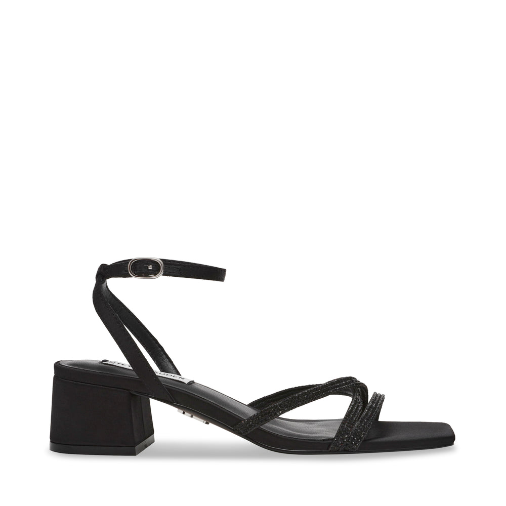 Steve Madden GABBY BLACK SATIN Calzado Calzado - Sandalias Tacon