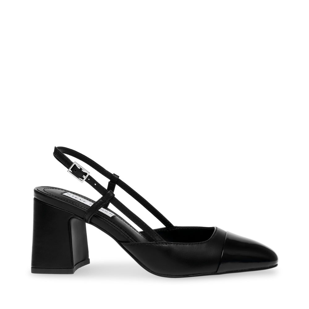 Steve Madden ZEINA BLACK LEATHER Calzado Calzado - Sandalias Tacon