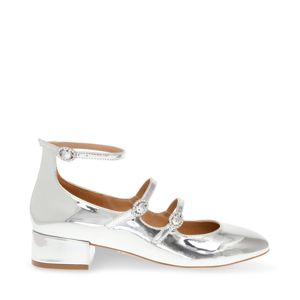 Steve Madden COLLEAGUE SILVER Calzado Bailarinas y mules