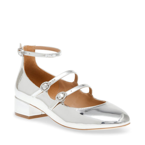 Steve Madden COLLEAGUE SILVER Calzado Bailarinas y mules