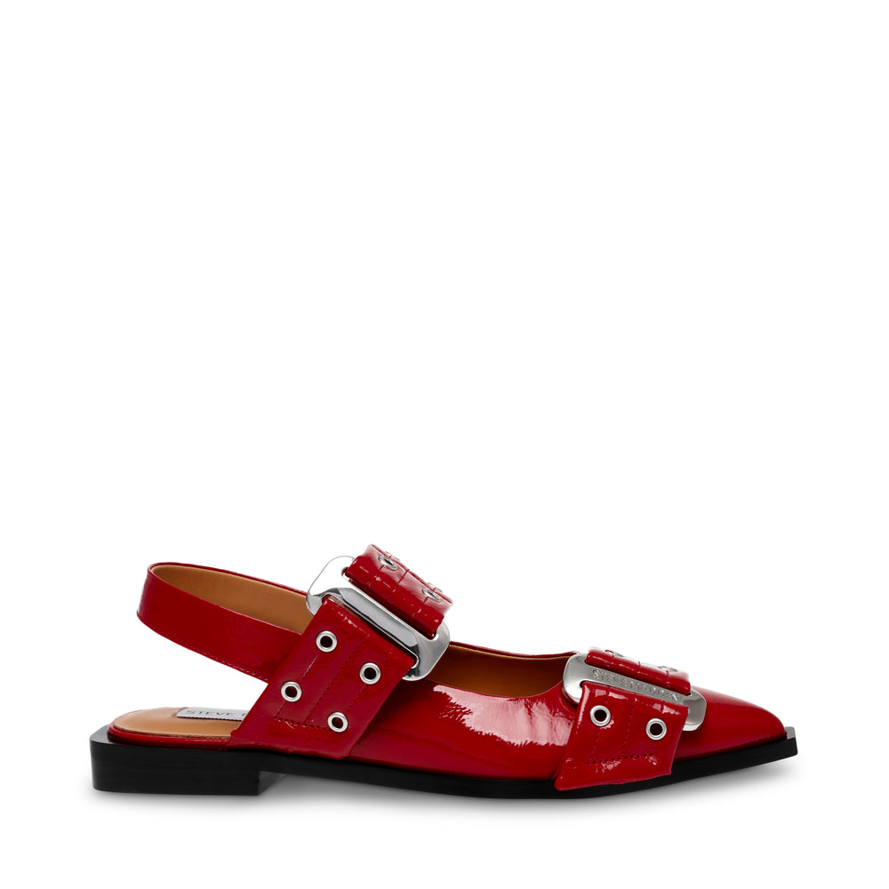 Steve Madden GRAND AVE RED PATENT Calzado Bailarinas y mules