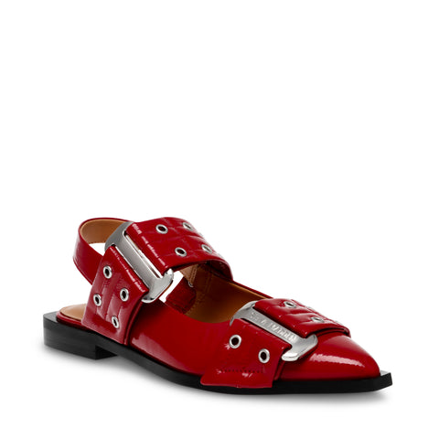 Steve Madden GRAND AVE RED PATENT Calzado Bailarinas y mules