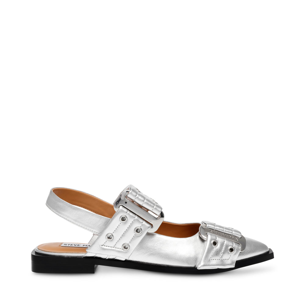 Steve Madden GRAND AVE SILVER Calzado Bailarinas y mules