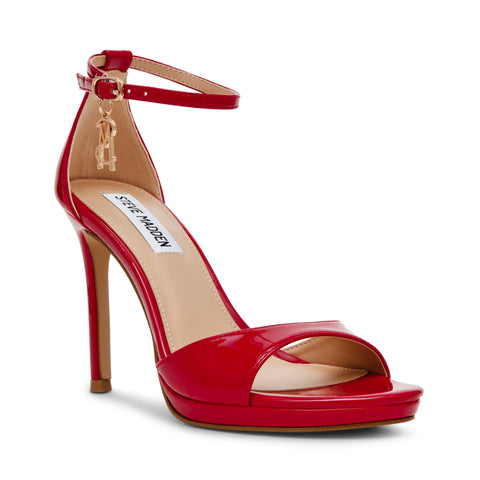 Steve Madden EVERS RED PATENT Calzado Calzado - Sandalias Tacon