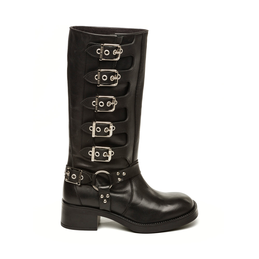 Steve Madden BATTLE BLACK LEATHER Calzado Calzado - Botas