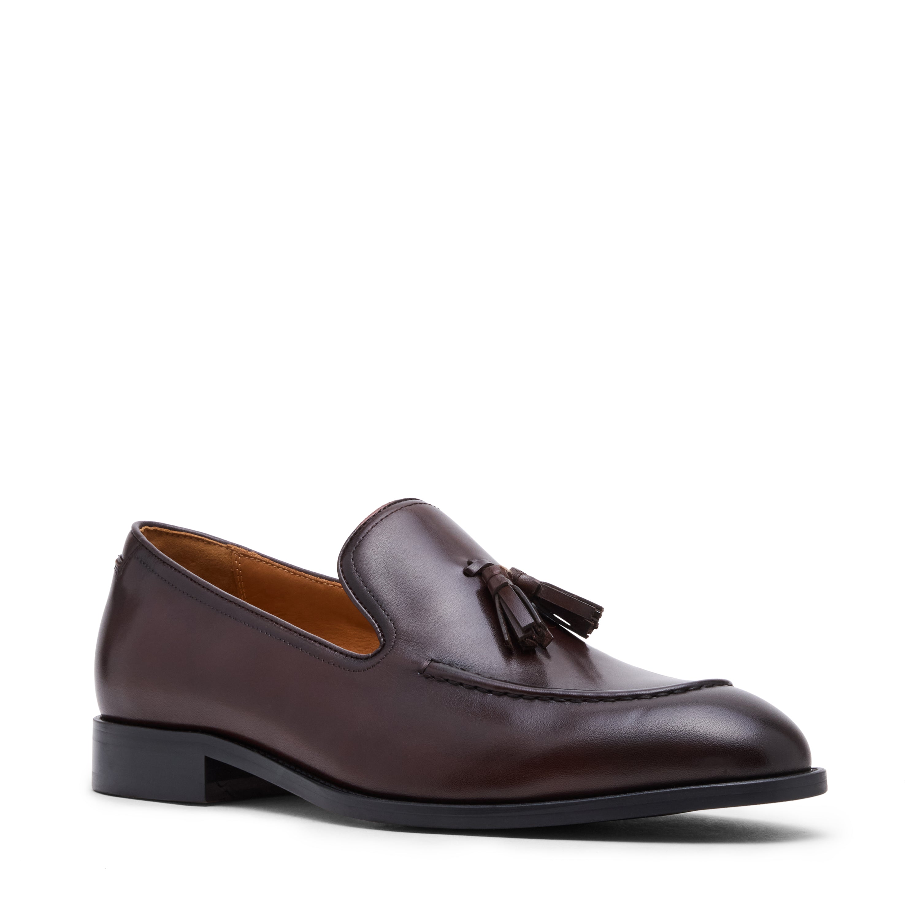 Rumi Flat Shoe DARK BROWN LEATHER - view 2