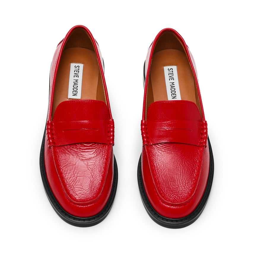 Adison Flat Shoe CHERRY LEATHER