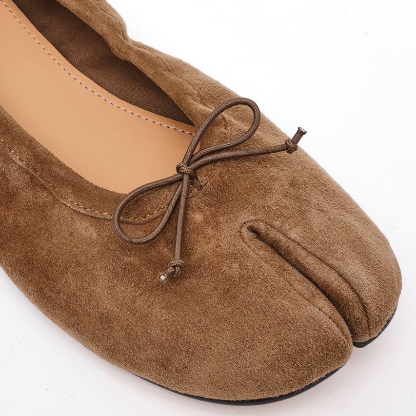 Carin Flat Shoe TAUPE SUEDE - view 4