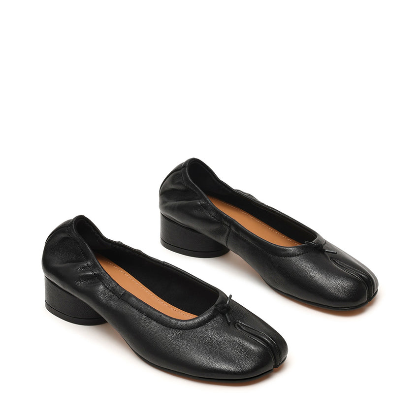 Cyra Flat Shoe BLACK LEATHER - view 2