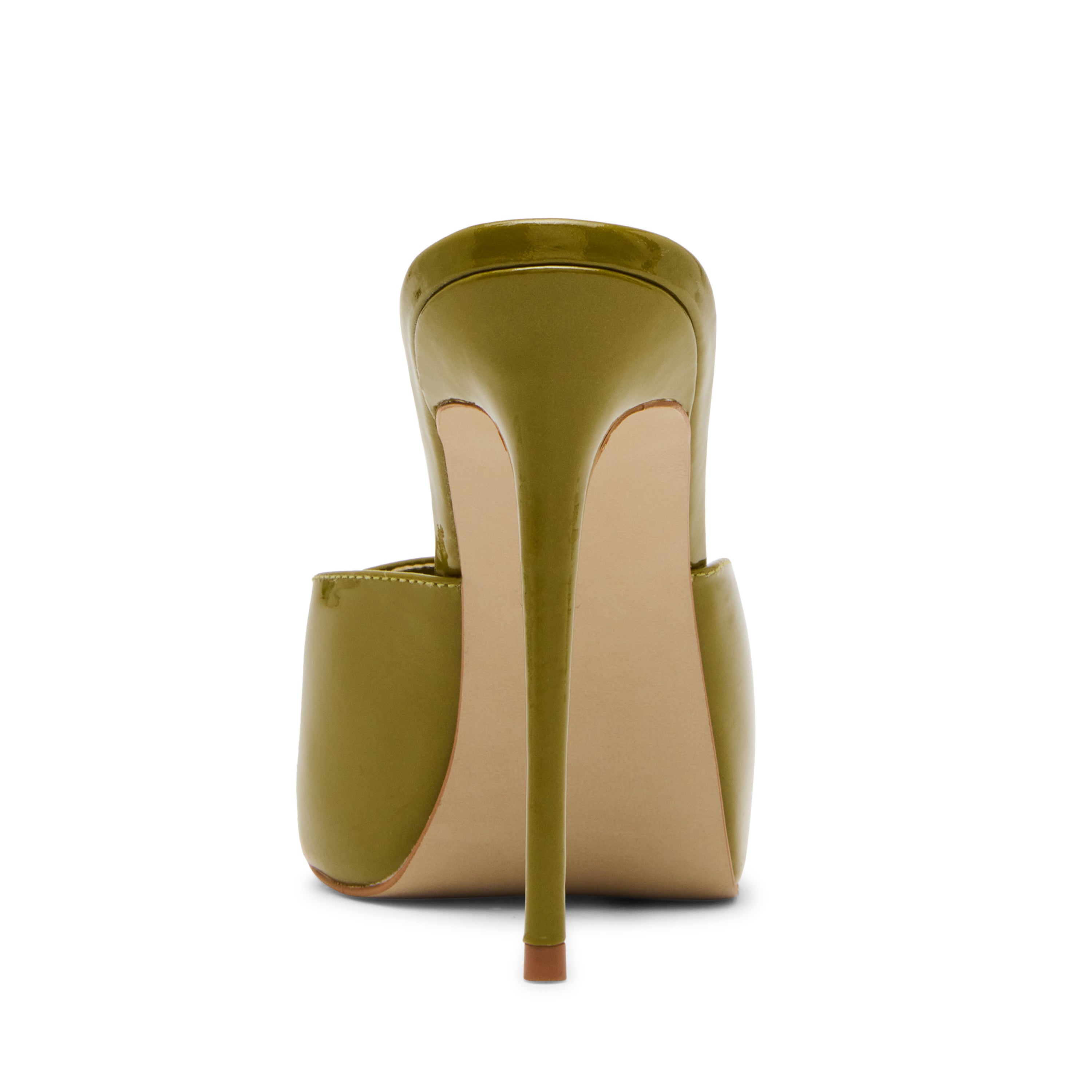 Distract Mule OLIVE PATENT - view 4
