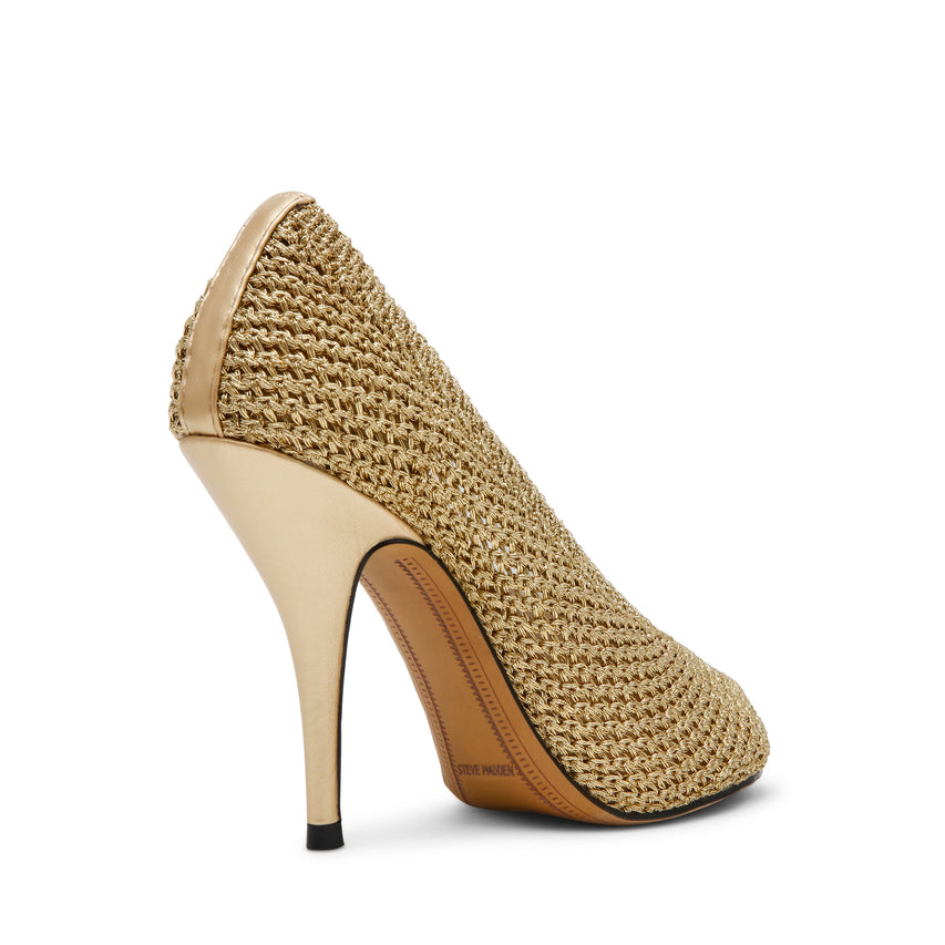 Juliette-Woven Pump CHAMPAGNE - view 5