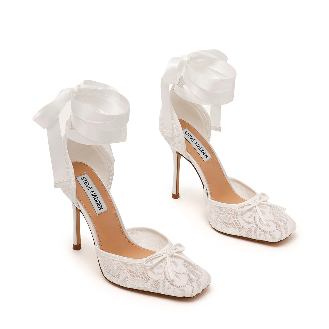 Larina Pump WHITE LACE - view 2