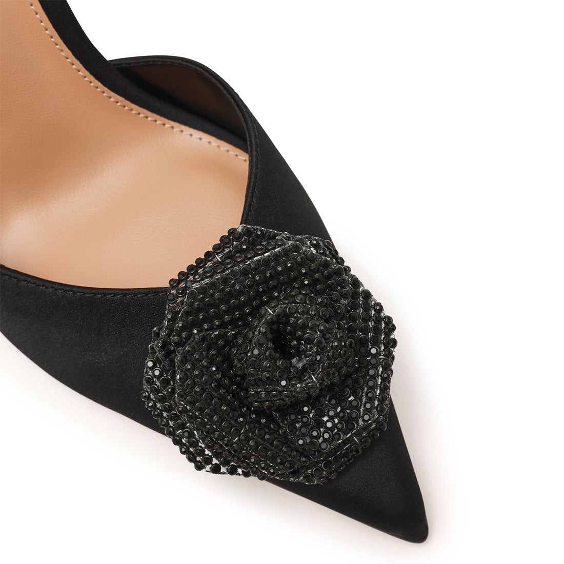 Lysandra Sandal BLACK SATIN - view 5