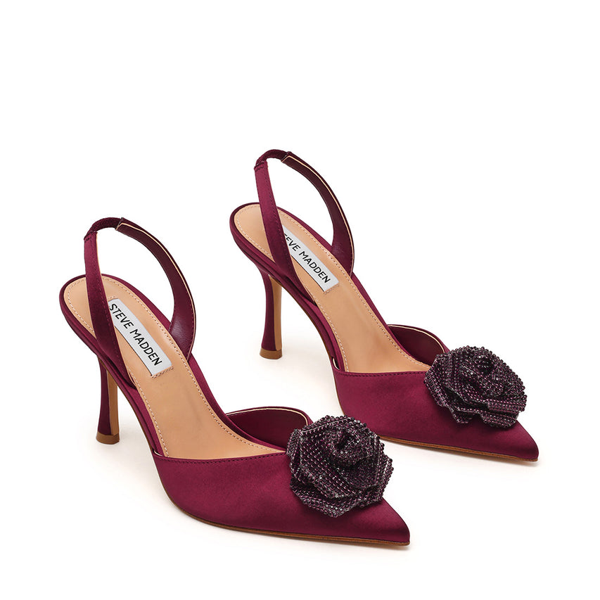 Lysandra Sandal WINE SATIN - view 2