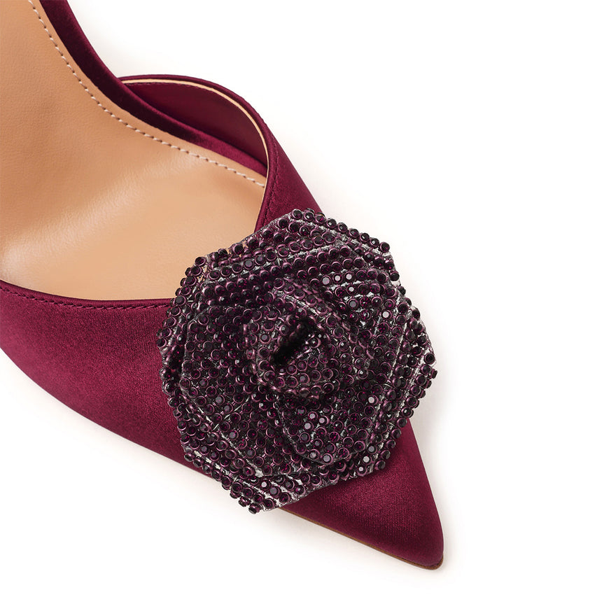 Lysandra Sandal WINE SATIN - view 5