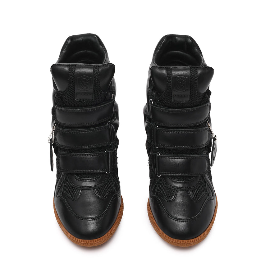 Mavis-LEA Sneaker BLACK LEATHER - view 4