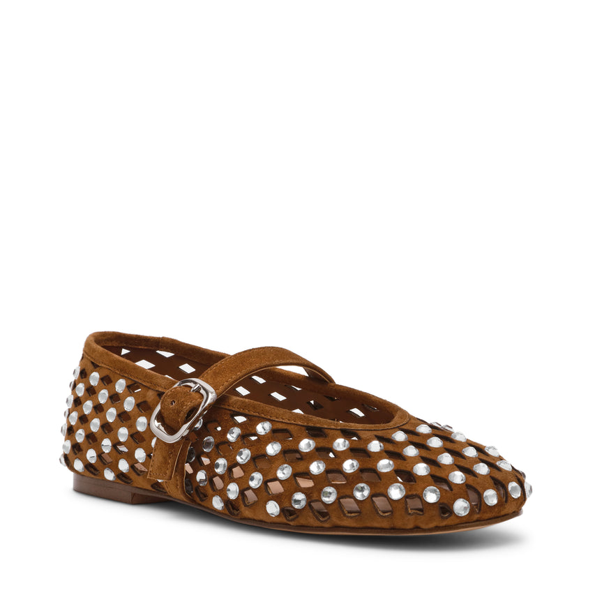 Rerun Flat Shoe CHSNUT SUEDE - view 2