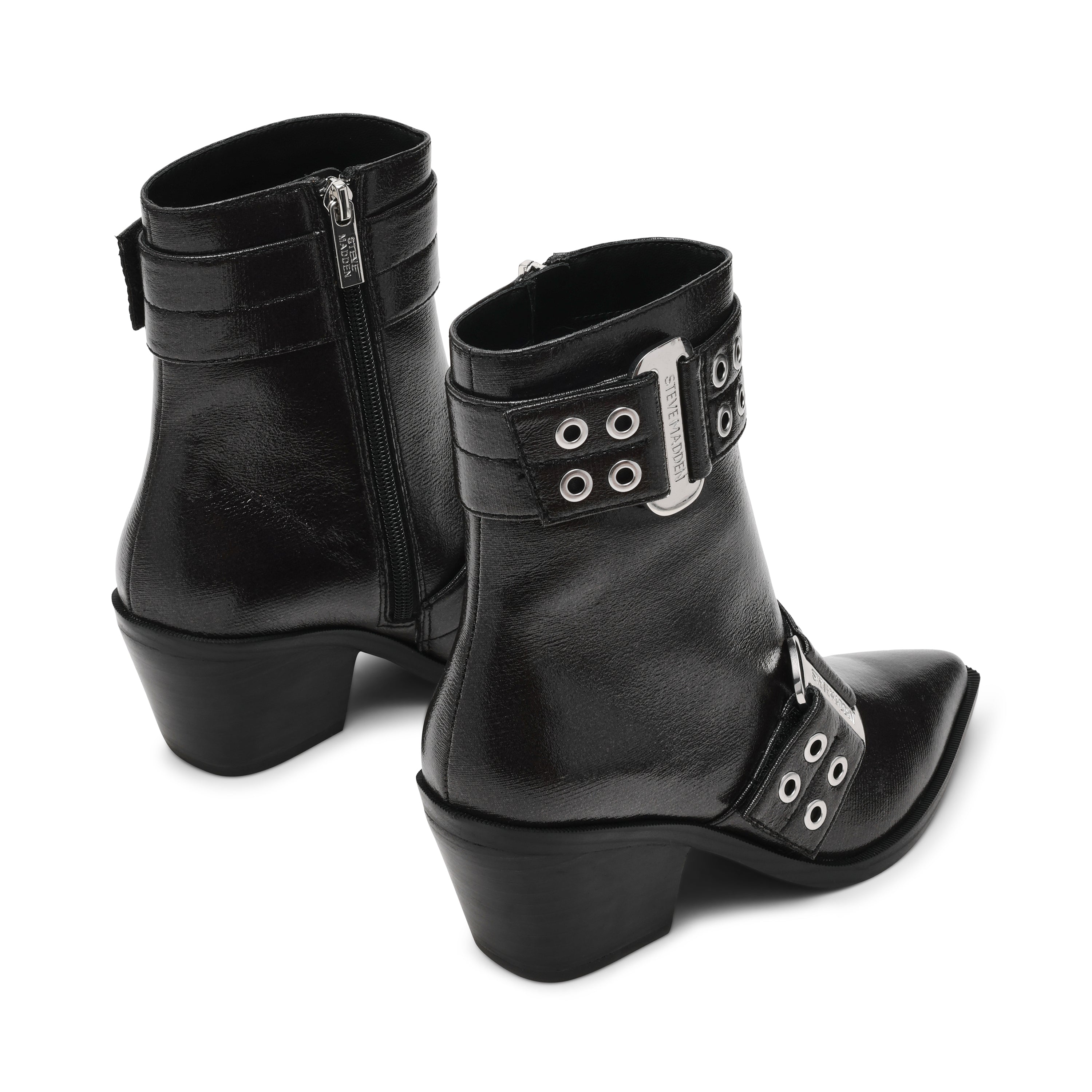 Splurge Bootie BLK CRINKLE