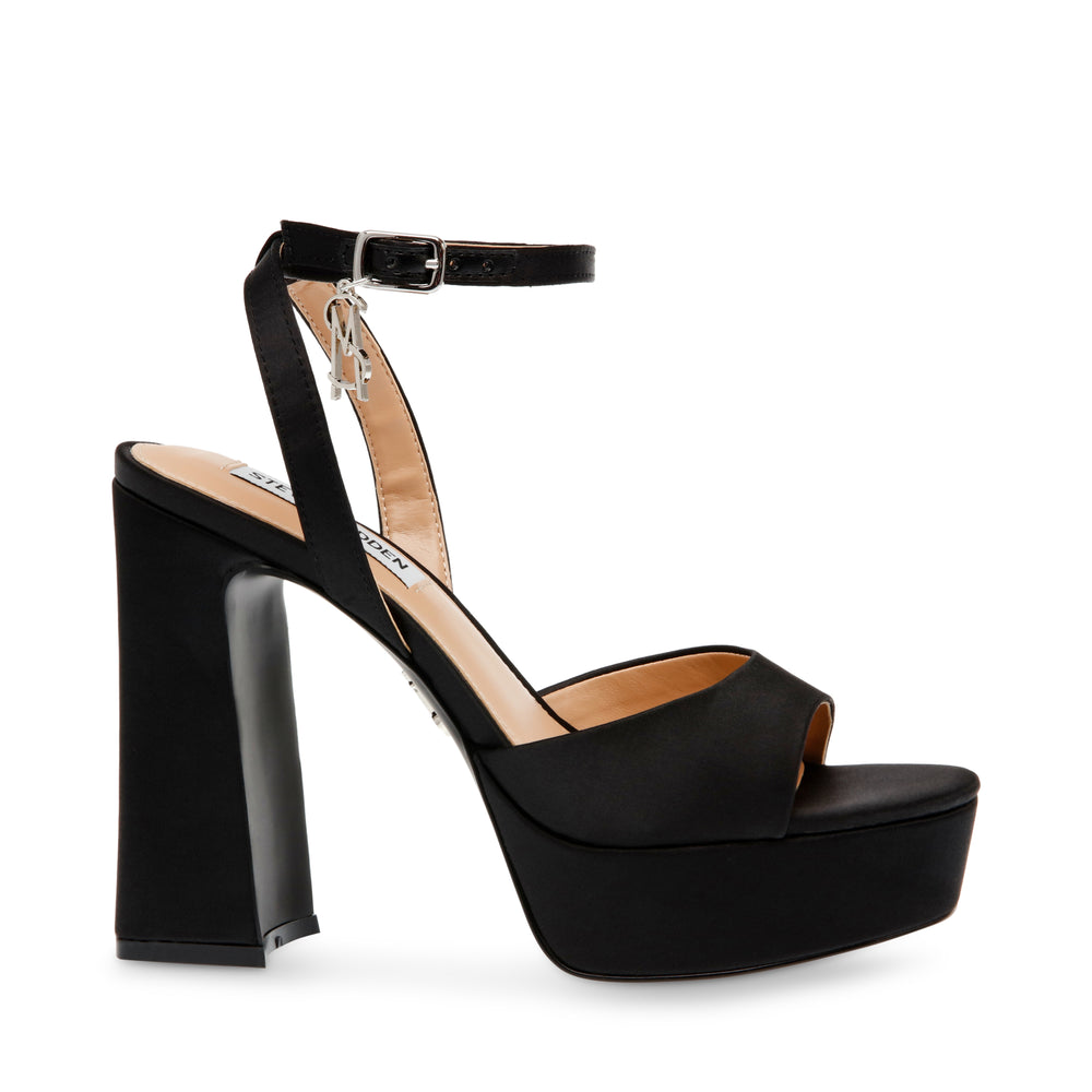 Steve Madden TRANSPIRE BLACK SATIN Calzado Nueva colección SS24