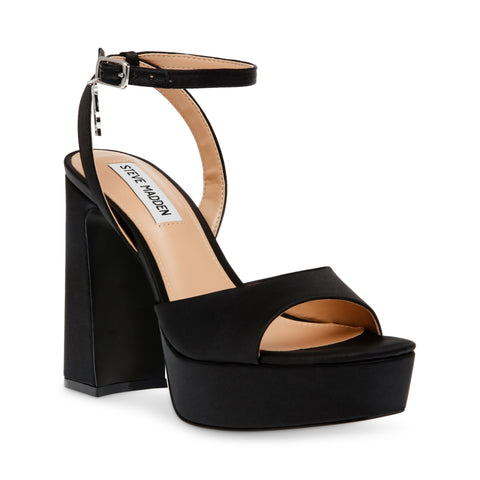 Steve Madden TRANSPIRE BLACK SATIN Calzado Nueva colección SS24